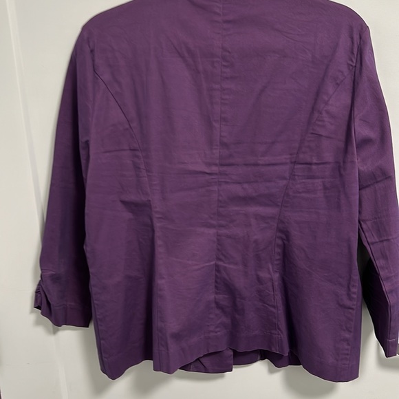 DownEast purple blazer, used a few times - great condition XL - Picture 4 of 4